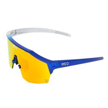 Occhiali Koo Alibi Red Bull Bora blu argento lente rosso mirror