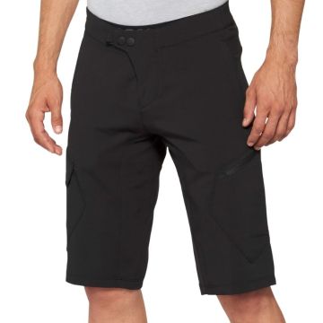 Pantaloni corti 100% Ridecamp con fondello nero