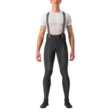 Salopette lunga Castelli Free Aero rosso corsa nero